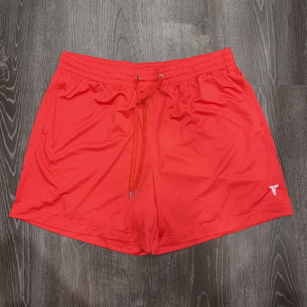 Nike Kobe Dri-Fit Basketball Shorts Men's XL Red HJ8103-696 EUC